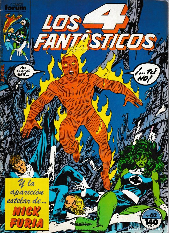 C&oacute;mics: Los 4 Fant&aacute;sticos. Forum 1983. N&ordm; 62 - Foto 1