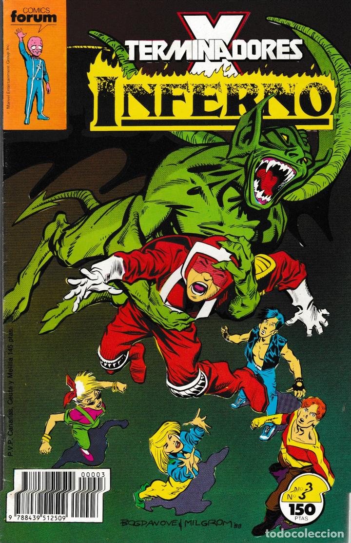 C&oacute;mics: Inferno. Forum 1989. N&ordm; 3 -X Terminadores- - Foto 1
