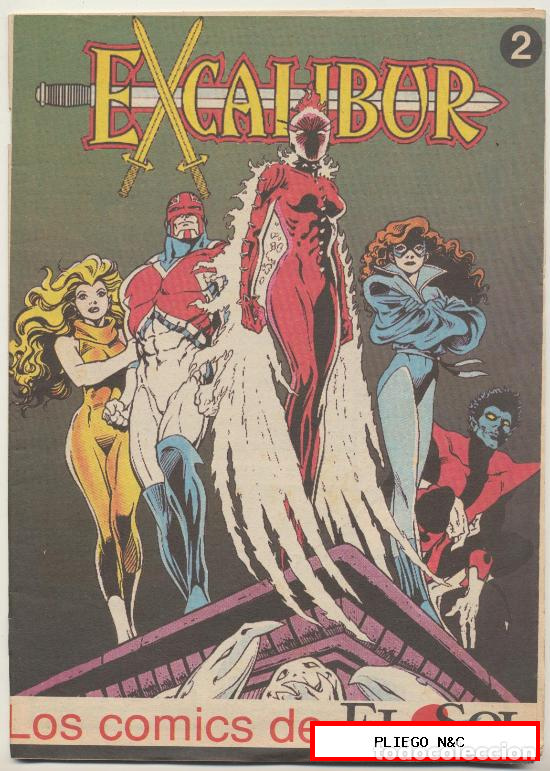 Comics : Los c&oacute;mics de El Sol. El Sol 1990. N&ordm; 2 -Excalibur-