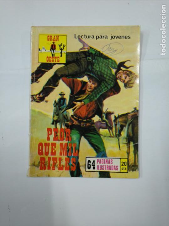 Comics: PEOR QUE MAL RIFLES. GRAN OESTE. LECTURA PARA JOVENES. NOVELA GRAFICA. TDKC21