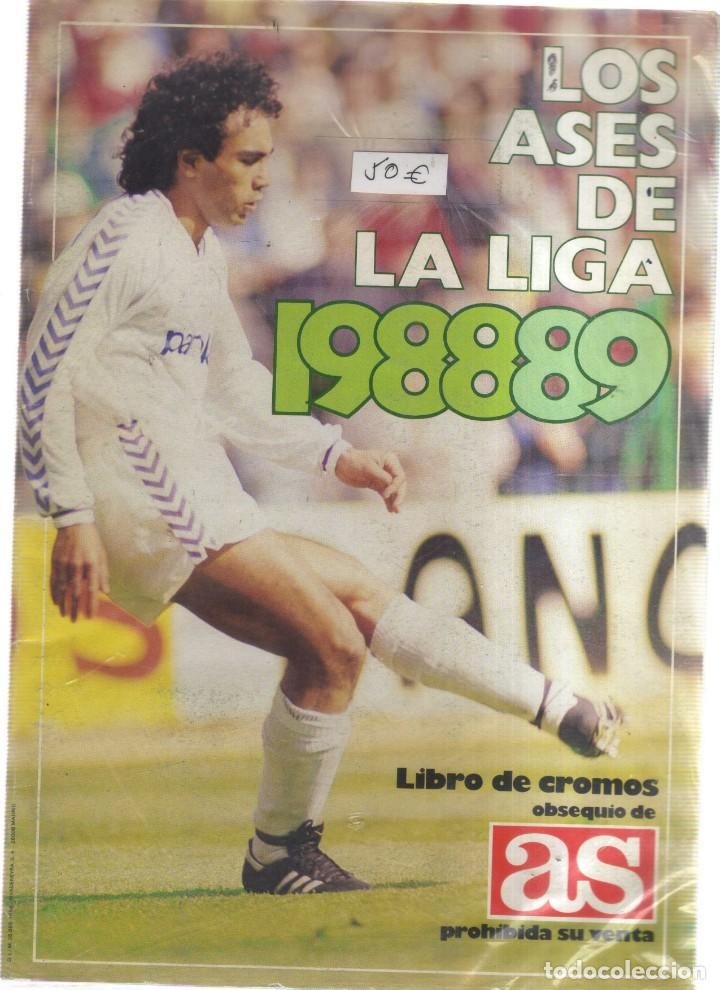 Comics: LOS ASES DE LA LIGA 198889 LIBRO DE CROMOS OBSEQUIO DE AS