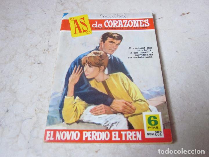 C&oacute;mics: AS DE CORAZONES N&ordm; 252 - BRUGUERA 1965 - Foto 1