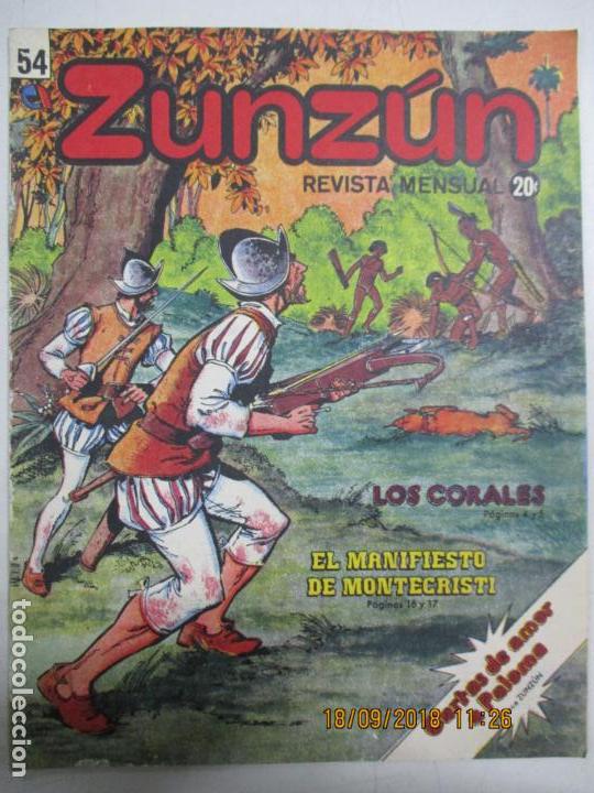 Fumetti: REVISTA MENSUAL ZUNZ&Uacute;N. CUBA. N&ordm; 54.1986. LOS CORALES - EL MANIFIESTO DE MONTECRISTI