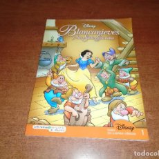 Cómics: BLANCANIEVES Y LOS SIETE ENANITOS. BIBLIOTECA INFANTIL EL MUNDO DISNEY 1 TODOS LOS CUENTOS CLÁSICOS