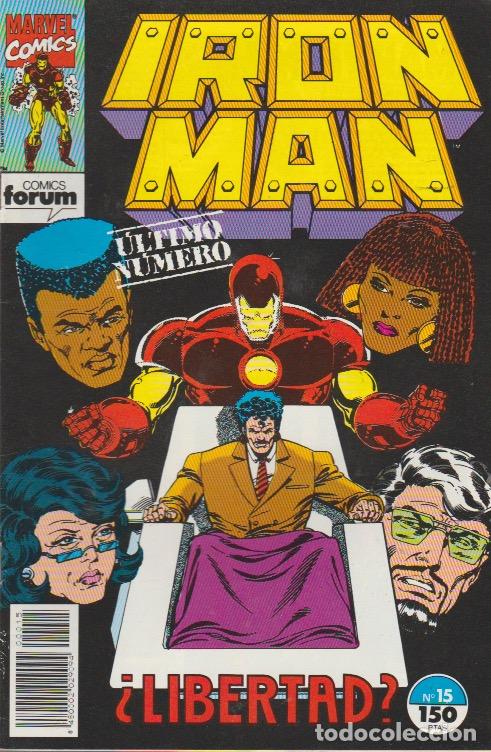C&oacute;mics: Iron Man (Vol 2). Forum 1992. N&ordm; 15 (&Uacute;ltimo de la colecci&oacute;n) - Foto 1