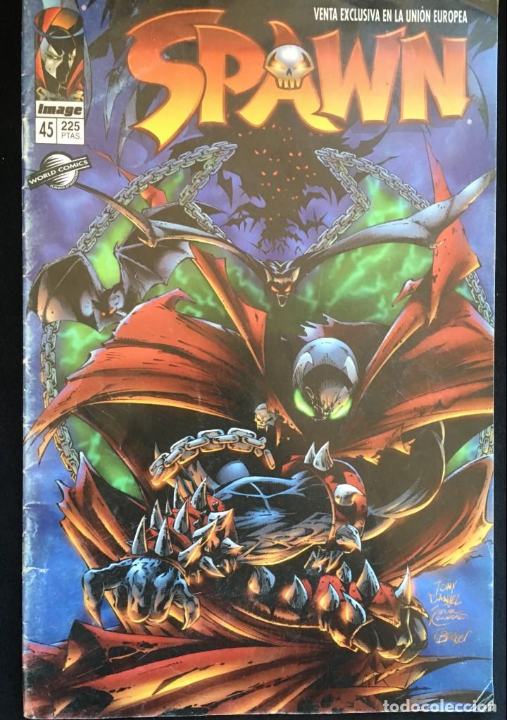 C&oacute;mics: SPAWN, NUMERO 45- IMAGE / WORLD COMICS - PLANETA - Foto 1