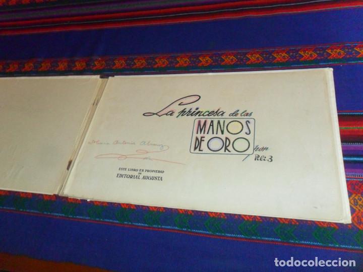 C&oacute;mics: C&Oacute;MIC CON RECORTABLE LA PRINCESA DE LAS MANOS DE ORO. AUGUSTA 1945. TAPAS DURAS. RARO. - Foto 2
