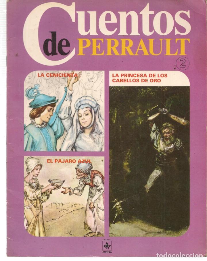 C&oacute;mics: CUENTOS DE PERRAULT. N&ordm; 2. LA PRINCESA DE LOS CABELLOS DE ORO. EDICIONES AURIGA.  (B/62) - Foto 1
