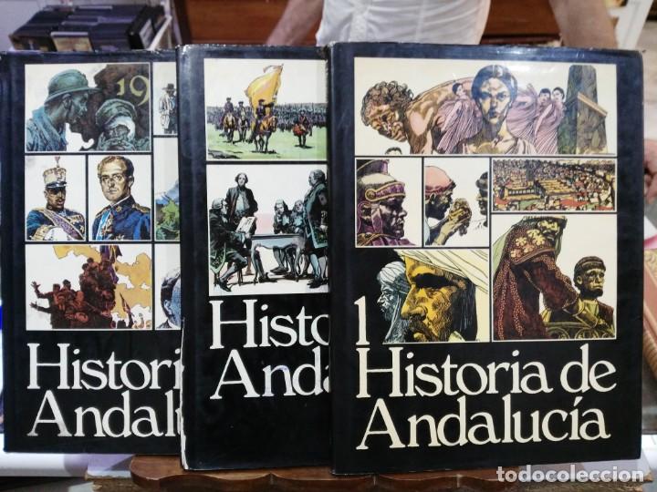 C&oacute;mics: HISTORIA DE ANDALUC&Iacute;A - 3 TOMOS DE LUJO - COLECCI&Oacute;N COMPLETA - Foto 1