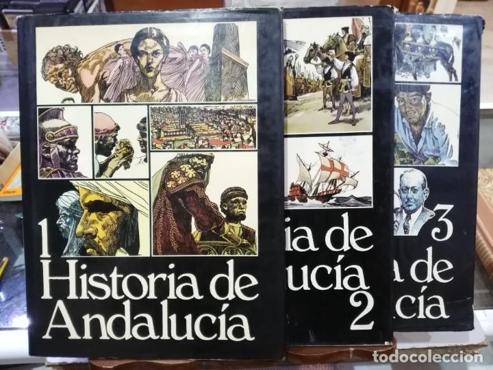 C&oacute;mics: HISTORIA DE ANDALUC&Iacute;A - 3 TOMOS DE LUJO - COLECCI&Oacute;N COMPLETA - Foto 2