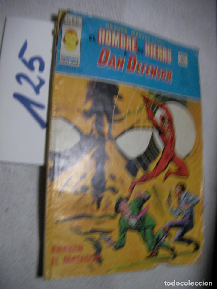 C&oacute;mics: ANTIGUO COMIC EL HOMBRE DE HIERRO Y DAN DEFENSOR - Foto 1