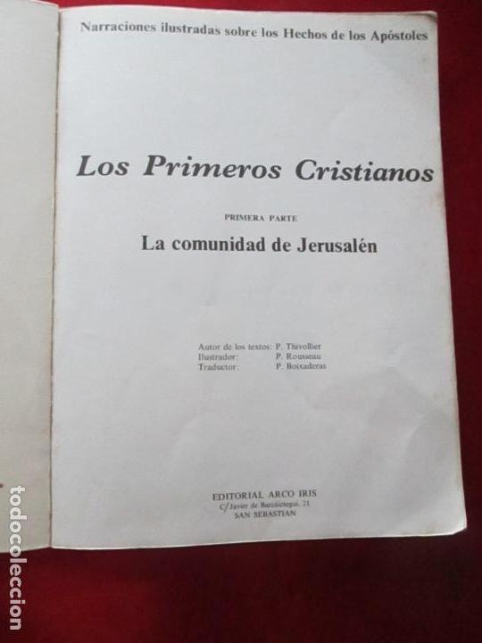 C&oacute;mics: COMIC-LIBRO-LOS PRIMEROS CRISTIANOS,LA COMUNIDAD DE JERUSALEN.-ED.ARCO IRIS-1981 - Foto 2