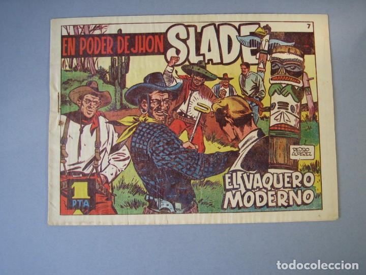 C&oacute;mics: VAQUERO MODERNO, EL (1950, FAVENCIA) 7 &middot; 1950 &middot; EN PODER DE JHON SLADE - Foto 1
