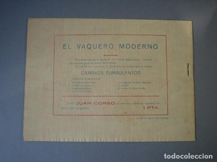 C&oacute;mics: VAQUERO MODERNO, EL (1950, FAVENCIA) 7 &middot; 1950 &middot; EN PODER DE JHON SLADE - Foto 2