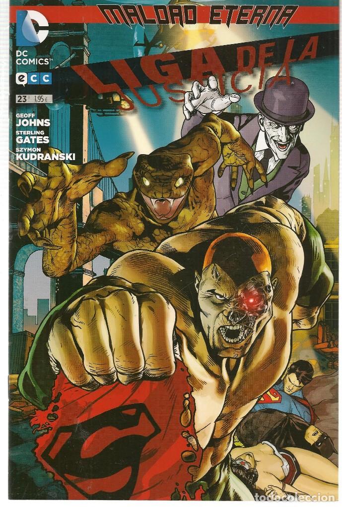 C&oacute;mics: MALDAD ETERNA. LIGA DE LA JUSTICIA. N&ordm; 23. EDICIONES ECC. (ST/A18) - Foto 1