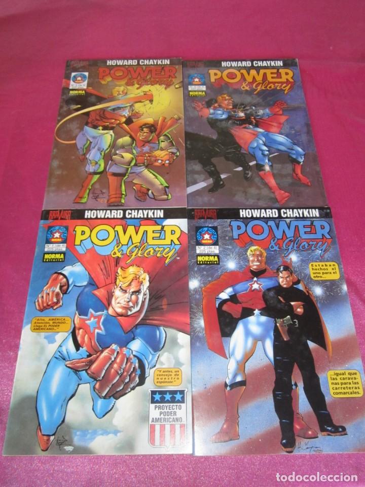 C&oacute;mics: POWER & GLORY 4 COLECCION COMPLETA BUEN ESTADO C47 - Foto 1
