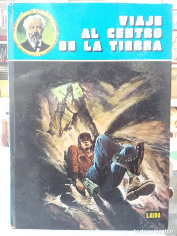 C&oacute;mics: Viaje al centro de la tierra - Ediciones Laida 1977 - Foto 1