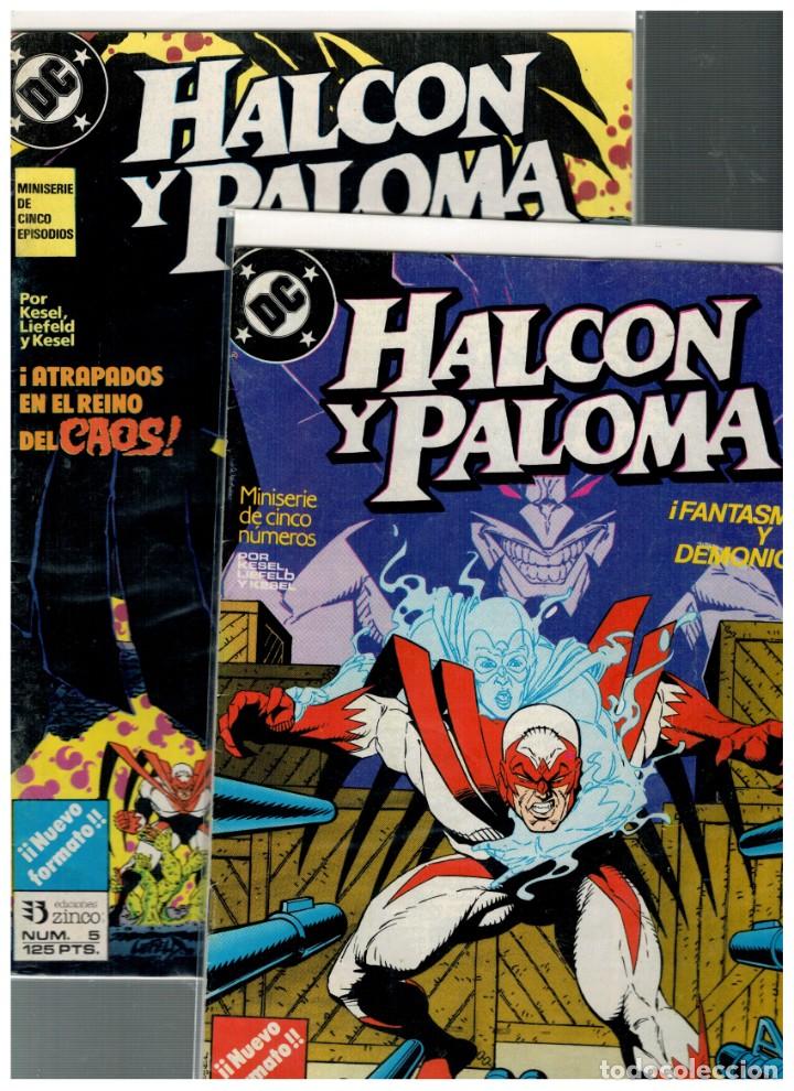 C&oacute;mics: HALC&Oacute;N Y PALOMA -COMPLETA 1 AL 5- ZINCO,1989. - Foto 1
