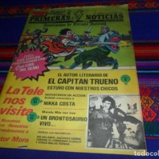 Cómics: PRIMERAS NOTICIAS Nº 3 CON CAPITÁN TRUENO Y VÍCTOR MORA. 1978. 85 PTS. RARO Y BUEN ESTADO.
