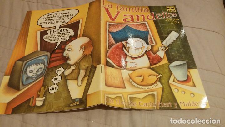 C&oacute;mics: LA FAMILIA VANDELLOS. EDICIONES DOBLE DOSIS. CARLO HART Y MAL&CIA.