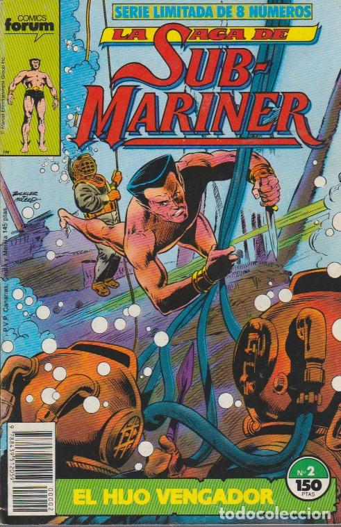 C&oacute;mics: La Saga de Sub-Mariner (Namor). Forum 1989. N&ordm; 2 - Foto 1