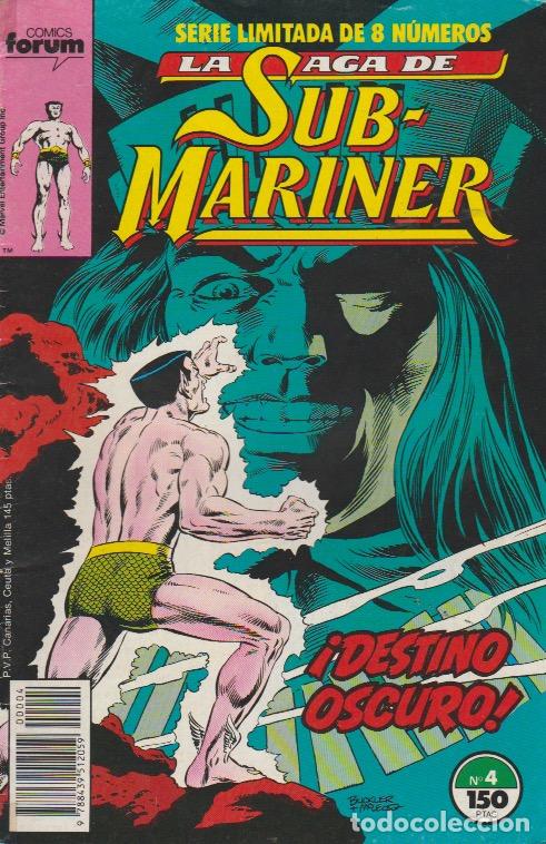 C&oacute;mics: La Saga de Sub-Mariner (Namor). Forum 1989. N&ordm; 4 - Foto 1