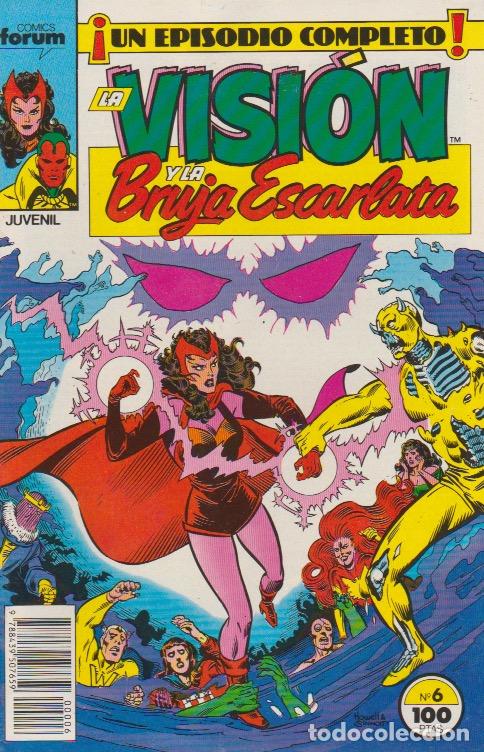 C&oacute;mics: La Visi&oacute;n y La Bruja Escarlata. Forum 1988. N&ordm; 6 - Foto 1