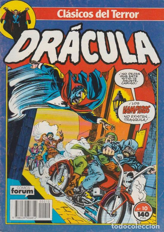 C&oacute;mics: Dr&aacute;cula. Cl&aacute;sicos del Terror. Forum 1988. N&ordm; 10 - Foto 1