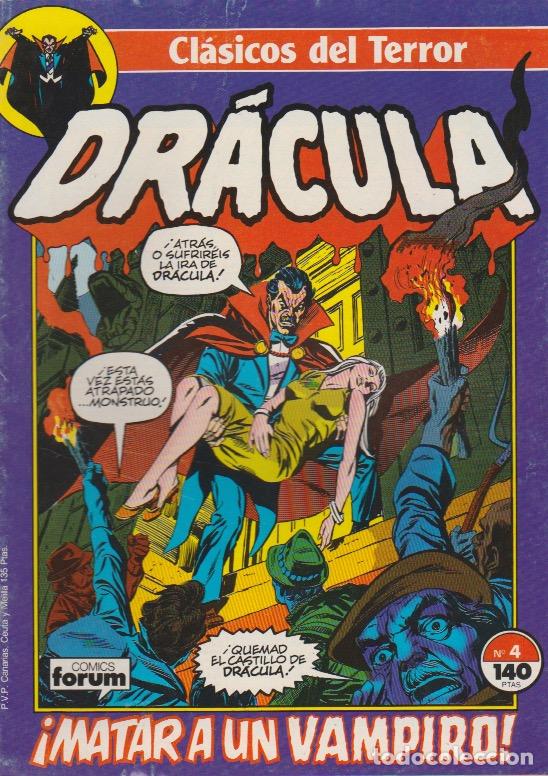 C&oacute;mics: Dr&aacute;cula. Cl&aacute;sicos del Terror. Forum 1988. N&ordm; 4 - Foto 1