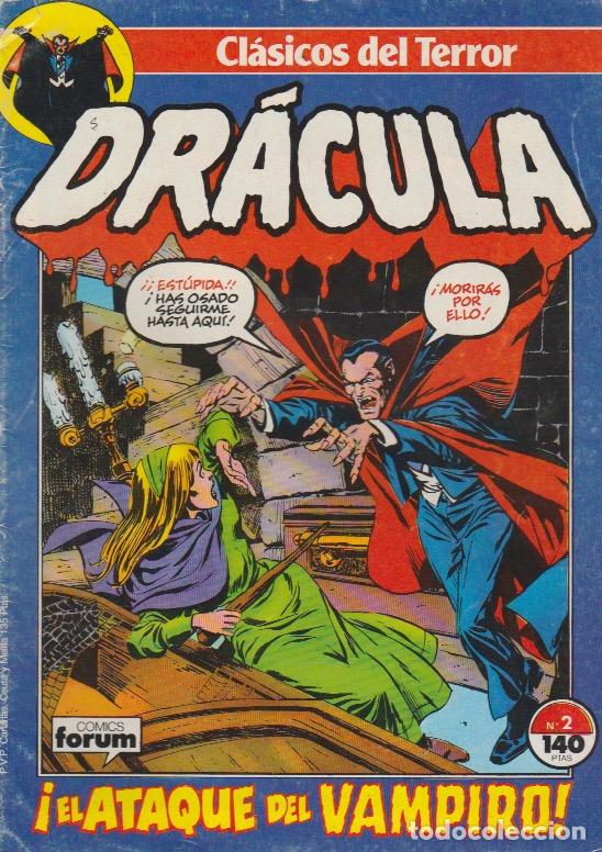 C&oacute;mics: Dr&aacute;cula. Cl&aacute;sicos del Terror. Forum 1988. N&ordm; 2 - Foto 1
