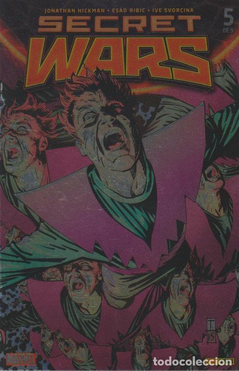 C&oacute;mics: Secret Wars. Panini 2015. N&ordm; 5 (Variante de portada) - Foto 1