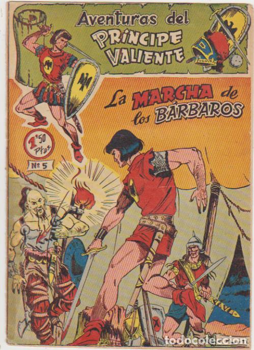 C&oacute;mics: Pr&iacute;ncipe Valiente n&ordm; 5. FErma 1956 - Foto 1