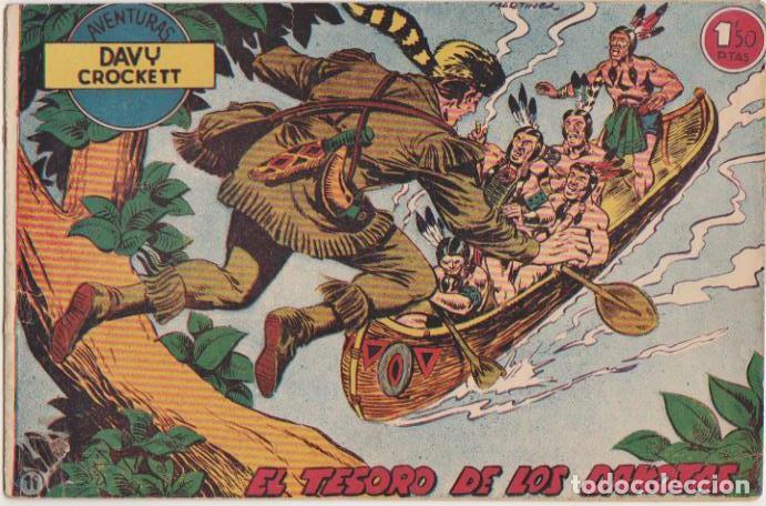 C&oacute;mics: Davy Crocket n&ordm; 11. Ferma 1958. DIF&Iacute;CIL - Foto 1