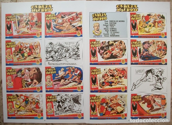 C&oacute;mics: Portadas (Cabeza de Hierro 2 Hojas) - Foto 1