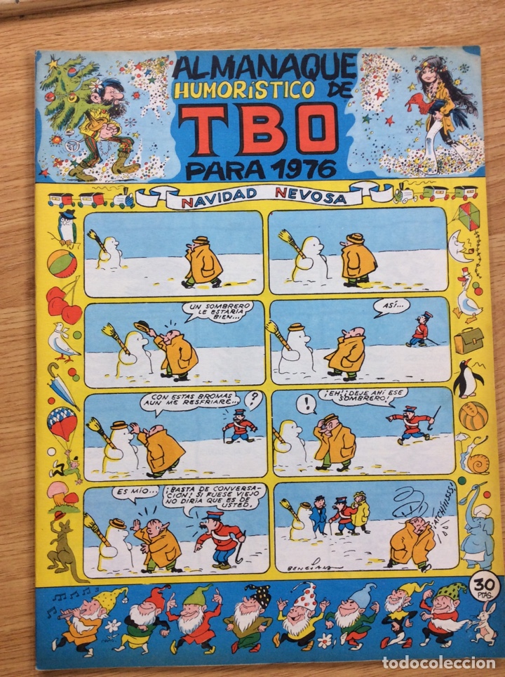C&oacute;mics: Almanaque humor&iacute;stico de TBO para 1976 - Foto 1