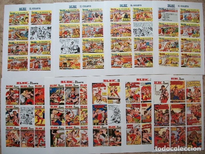 C&oacute;mics: Portadas (Blek el Gigante 9 Hojas) - Foto 1