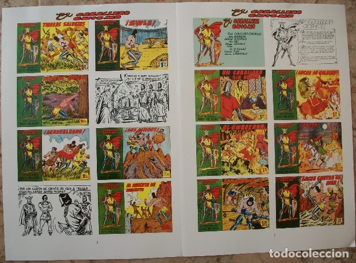 C&oacute;mics: Portadas (El Caballero Enigma 2 Hojas) - Foto 1