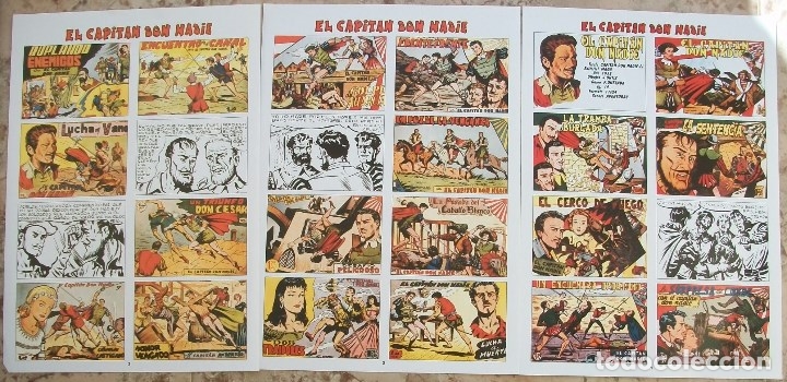 C&oacute;mics: Portadas (El Capitan don Nadie 3 Hojas) - Foto 1