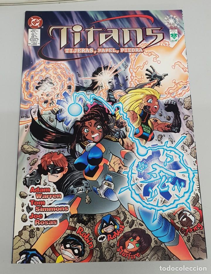 C&oacute;mics: TITANS : TIJERAS , PAPEL , PIEDRA / VID - Foto 1