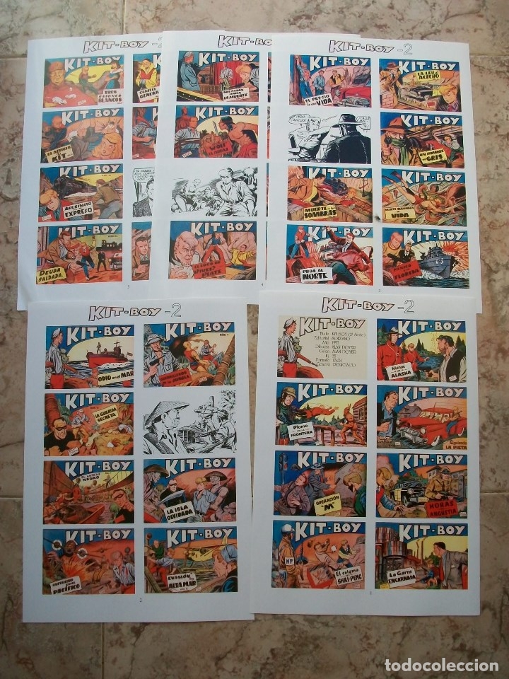C&oacute;mics: Portadas (Kit Boy 2&ordf; 5 Hojas) - Foto 1
