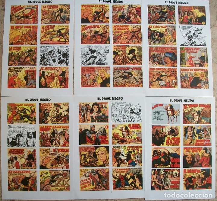 C&oacute;mics: Portadas (El Duque Negro 6 Hojas) - Foto 1