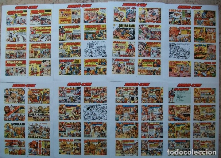 C&oacute;mics: Portadas (Simba Kan) 8 Hojas - Foto 1