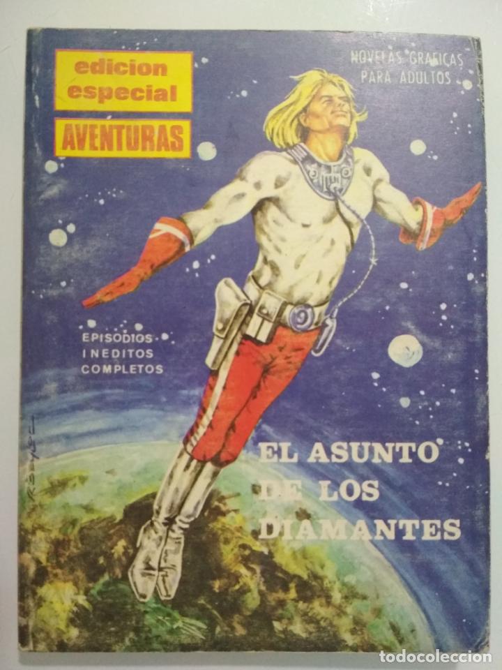 C&oacute;mics: EDICION ESPECIAL AVENTURAS, EL ASUNTO DE LOS DIAMANTES, A&Ntilde;O 1970