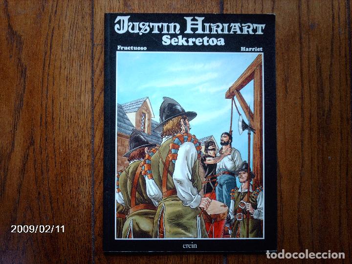 C&oacute;mics: justin hiriart  -  sekretoa  - en euskera - Foto 1