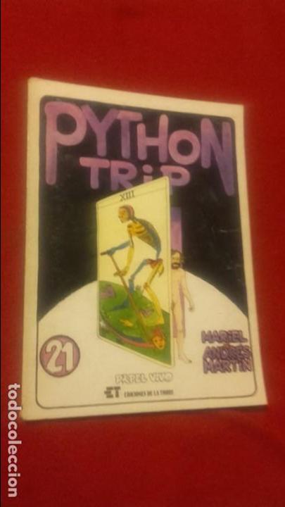 C&oacute;mics: PAPEL VIVO 21 - PYTHON TRIP - MARIEL & A. MARTIN - ED. DE LA TORRE - RUSTICA - Foto 1