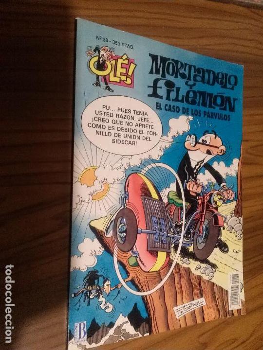 C&oacute;mics: MORTADELO Y FILEM&Oacute;N. EL CASO DE LOS P&Aacute;RVULOS. OL&Eacute; 38. BUEN ESTADO. E7 1