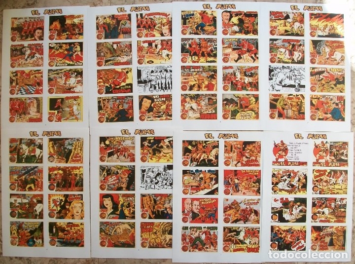 C&oacute;mics: Portadas (El Puma 2&ordf; Serie) 8 Hojas - Foto 1