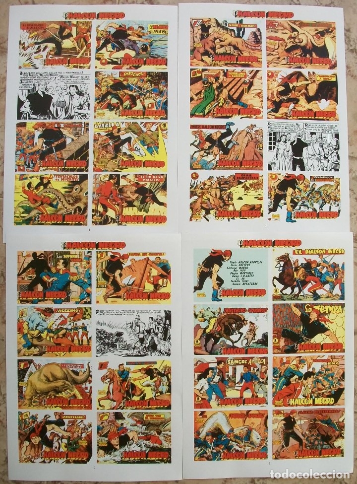 C&oacute;mics: portadas (Halcon Negro) 4 Hojas - Foto 1
