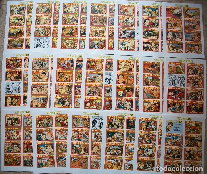 C&oacute;mics: Portadas (Tony y Anita) 20 Hojas - Foto 1