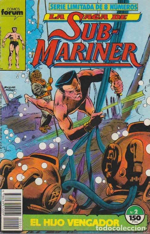 C&oacute;mics: La Saga de Sub-Mariner (Namor). Forum 1989. N&ordm; 2 - Foto 1